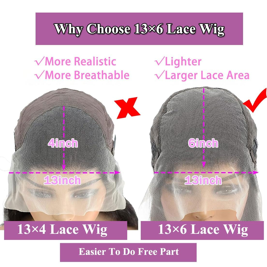 14-Inch 13X6 HD Lace Front Wig - Human Hair Deep Wave, Pre-Plucked, 200 Density, Ideal for Black Women